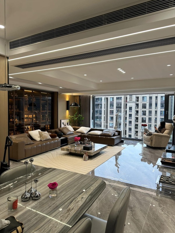 Gạch 60x120 vân đá marble xám ánh kim
