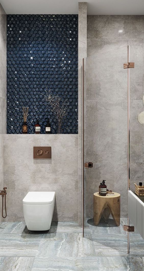 Gạch mosaic cho toilet