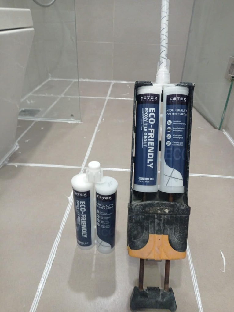 Keo Chà Ron Epoxy 2 Thành Phần cho wc