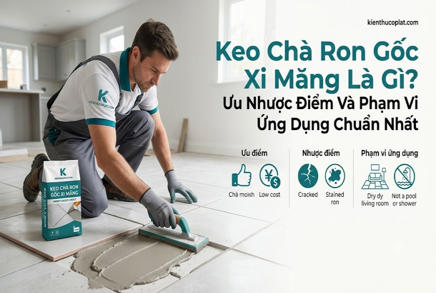 Keo Chà Ron Gốc Xi Măng Là Gì